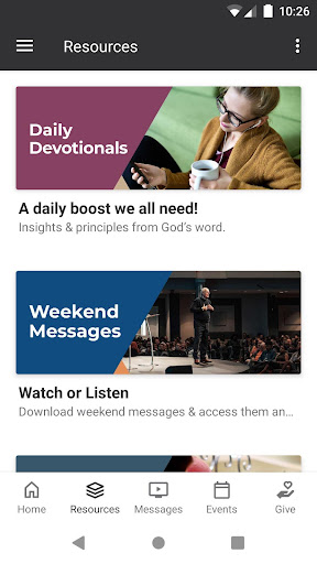 Screenshot of MyCOR: Church of the Redeemer