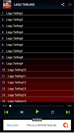 Android application Lagu Tarling screenshort