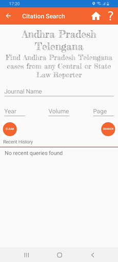 Andhra Telangana Legal Reports Screen 3