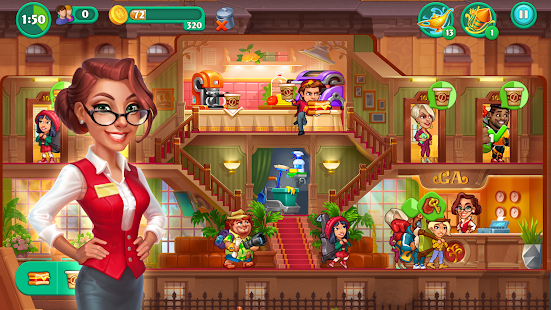 Grand Hotel Mania: Hotel Spiel Screenshot