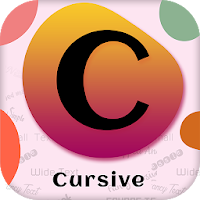 Cursive Fonts  Font Over Photo - Cursive Message