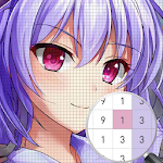 Cover Image of ดาวน์โหลด Pixel Art-Anime Girl Color By Number 4.0.0 APK
