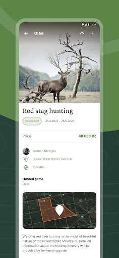 Hunters App Screen 3