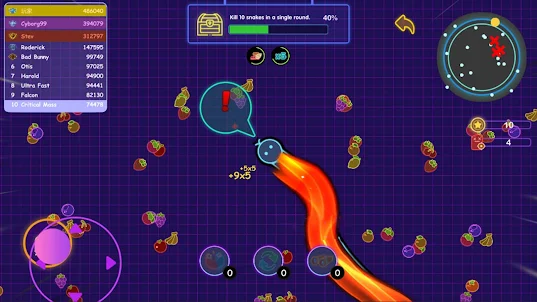 Snake Neon: Hunry IO Game
