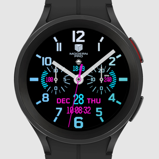 IWF Modern Pro III watch face logo