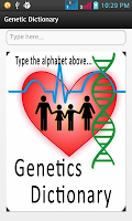screenshot of Genetics Dictionary