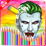 Suicide Joker Game Coloring icon