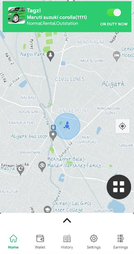 Tagzi: Drive and Earn Screen 3