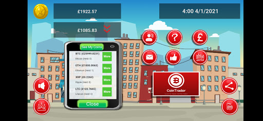 Android application Crypto King - The Crypto Tycoo screenshort