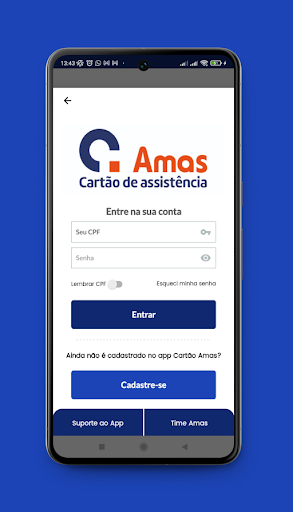 AMAS - Cartão de Assistência Screen 2