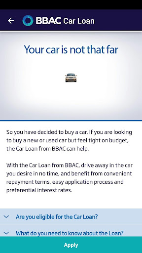 BBAC Mobile Banking Screen 3