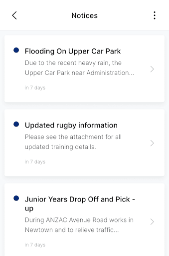 Pittwater House App Screen 2