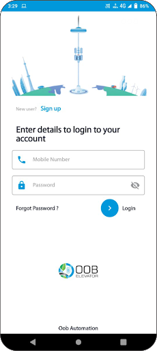Android application Oob Elevator screenshort