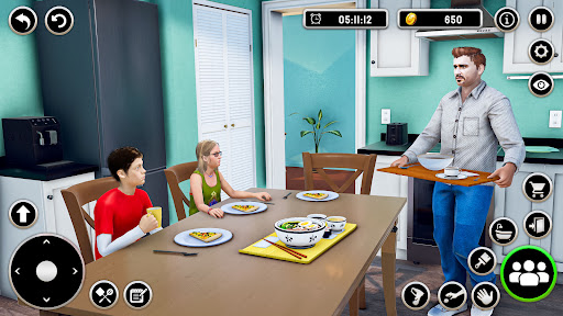 Android application Virtual Family Single Dad Life screenshort