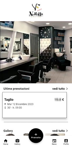 Android application I Verolla Hair Lab Nicolardi screenshort