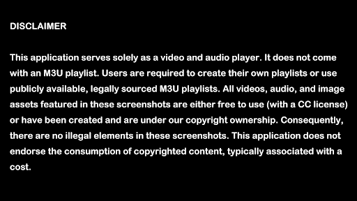 Android application GX IPTV Player screenshort