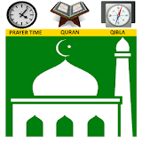 Quran,Solat Time,Qibla icon