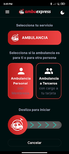Ambuexpress Screen 3