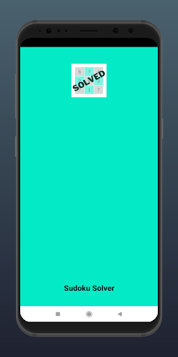 Android application Sudoku Solver screenshort