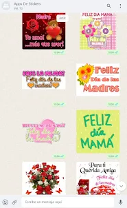 Dia de la Madre Stickers