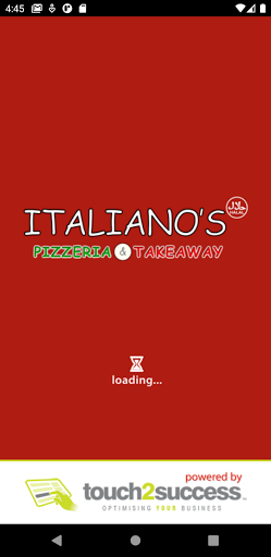 Android application Italianos screenshort