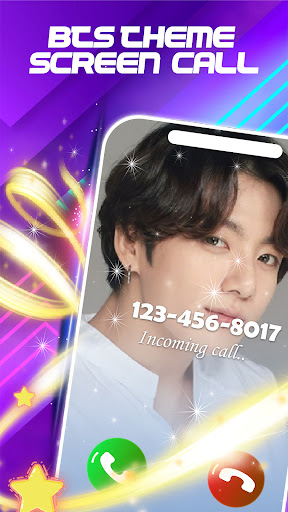 Android application Bts Video Ringtones, Incoming screenshort