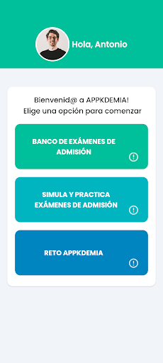 Android application Appkdemia preuniversitaria screenshort