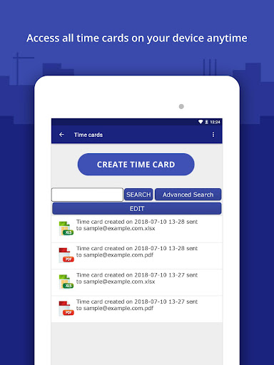 Punch In / Out Timesheet App Screen 3