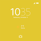 XPERIA™ Theme: Yellow icon