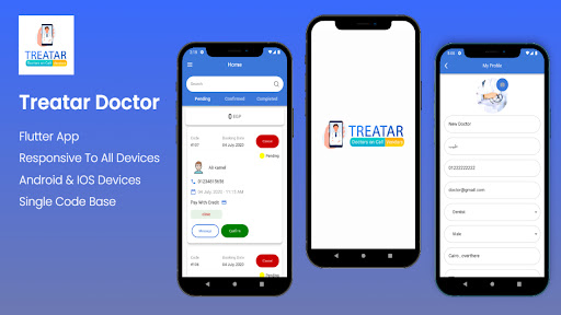 Android application Treatar Doctor screenshort