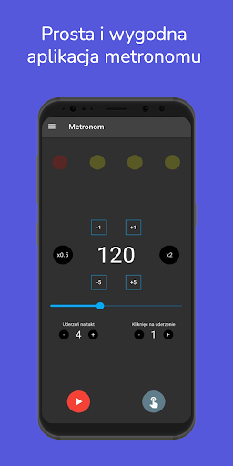 Android application Metronom screenshort