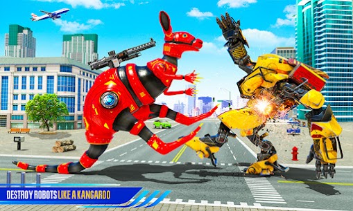 Grand Kangaroo Robot Car Apk Transformation Robot Game App mod 2