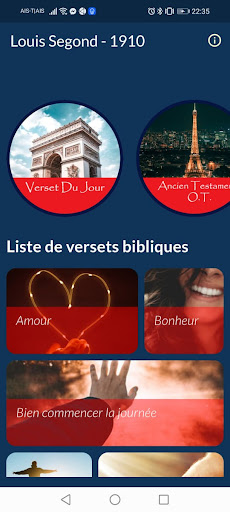 Android application La Bible - Louis Segond screenshort