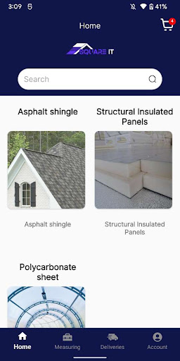Android application Square IT screenshort