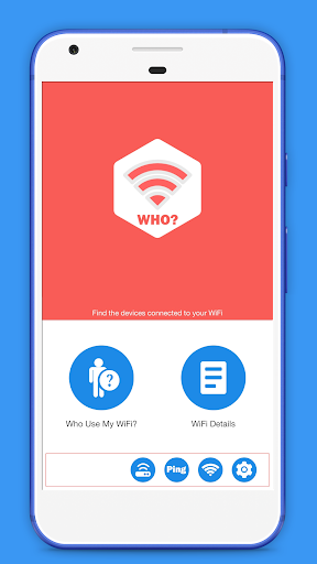 Android application Who uses My WiFi: WiFi scanner screenshort