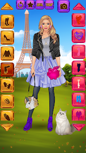 Modereise Ankleide Mode Spiele Screenshot