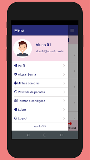 Android application AD Surf screenshort