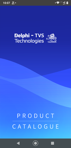Android application Delphi-TVS Catalogue screenshort