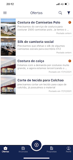 Android application MM Têxtil screenshort