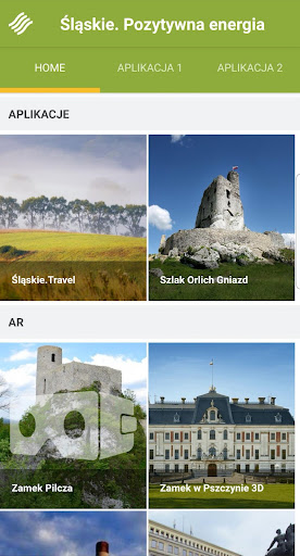 Android application slaskie.travel screenshort