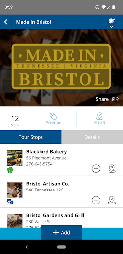 Screenshot of Discover Bristol TN | VA