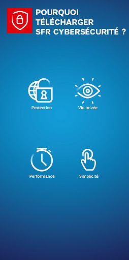Android application SFR Cybersécurité screenshort