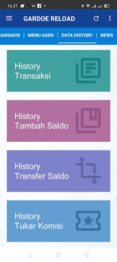 Android application Gardoe Reload screenshort