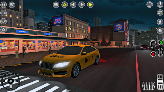 Stadttaxi-Fahrspiel 3D
