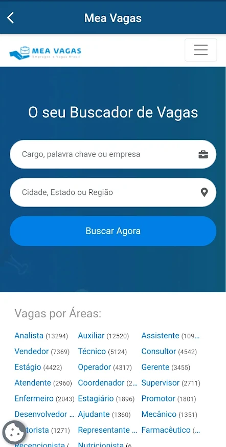 Mea Vagas - Vagas de emprego