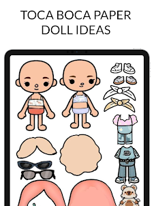 Toca Boca Paper Doll Ideas
