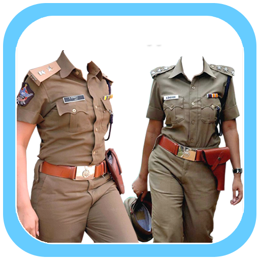 Women Police Uniform Photo App  Icon