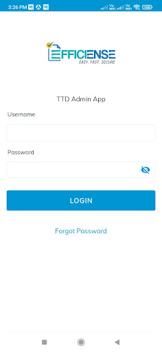 Android application TTD Admin screenshort
