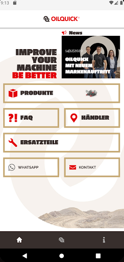 Android application OilQuick: Der digitale Helfer screenshort