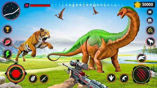 Dinosaur Hunter Survival - Free Online Game - Play Now